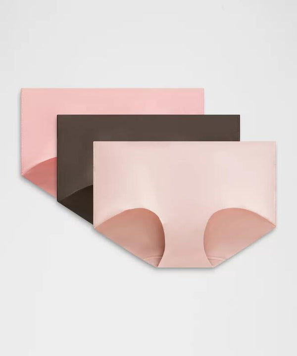 InvisiWear Mid-Rise Boyshort Underwear 3 Pack