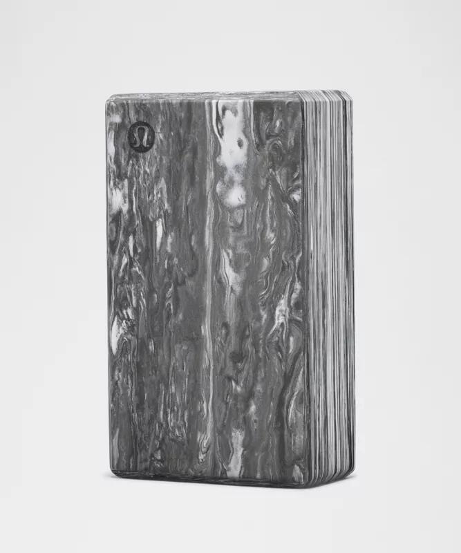 Lift and Lengthen Yoga Block Marbled