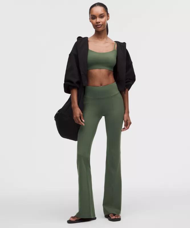 Groove High-Rise Flared Pants with Pockets 32.5"