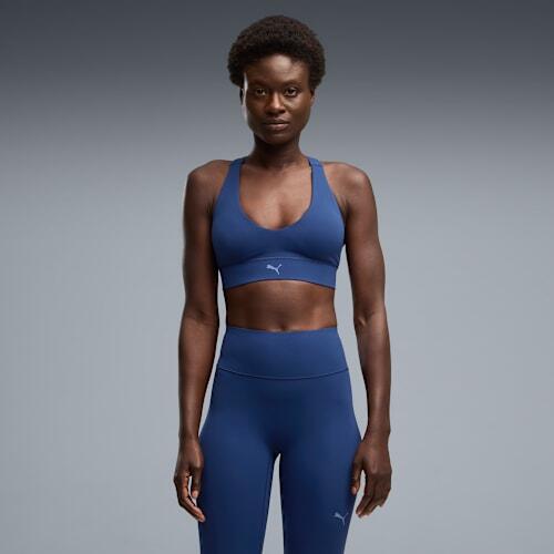 Shapeluxe Mid Sports Bra Women's in Persian Blue