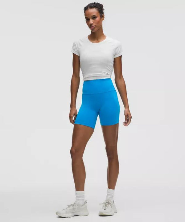 Wunder Train No Line High-Rise Shorts 6"