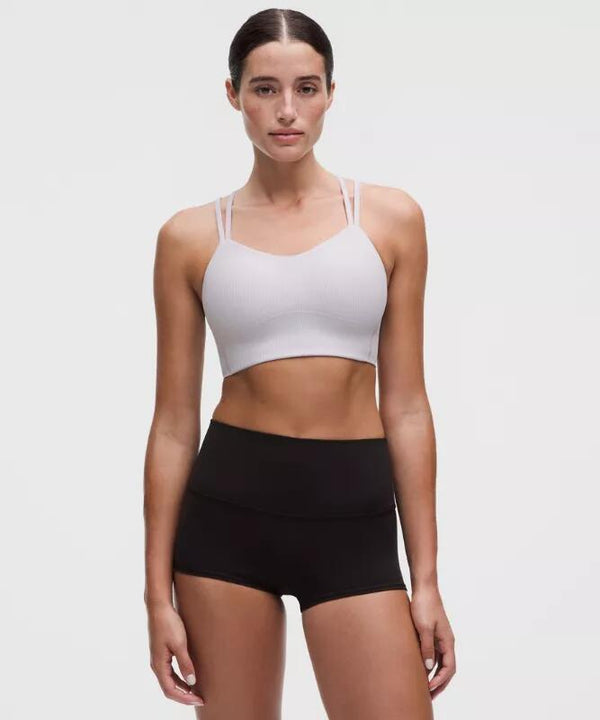 Like a Cloud Ribbed Longline Bra Light Support, B/C Cup