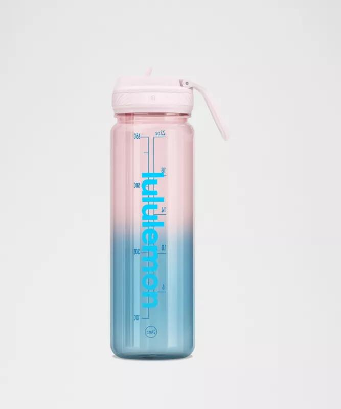 Back to Life Clear Bottle 24oz Straw Lid