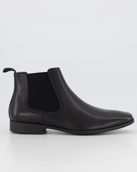 TALLI Mens Winston Leather Chelsea Boot Black