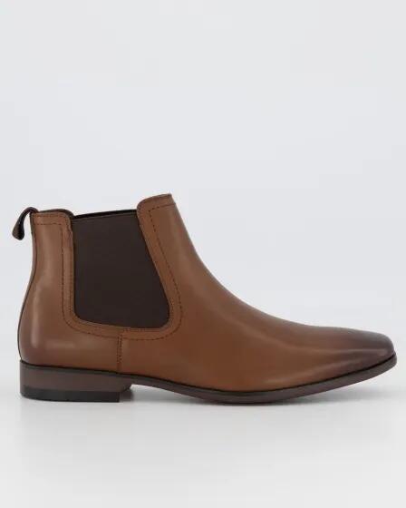 TALLI Mens Winston Leather Chelsea Boot Tan