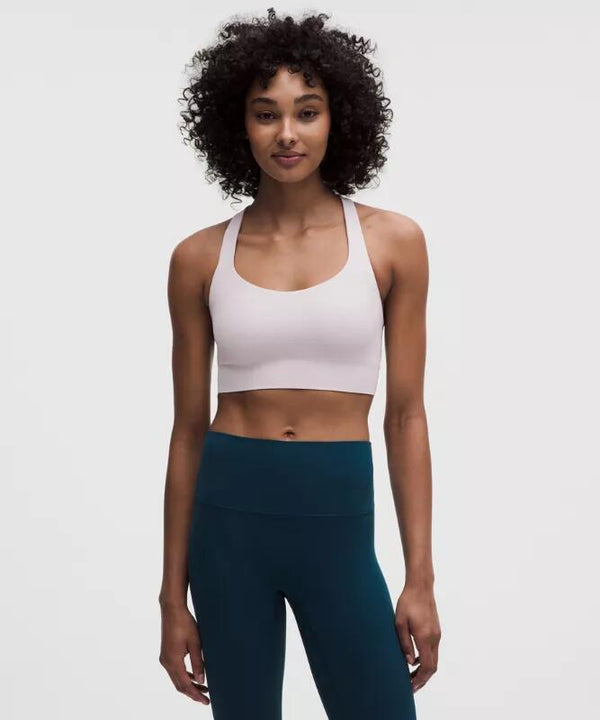 FlexyFlex Strappy Longline Yoga Bra Light Support, A–C Cups