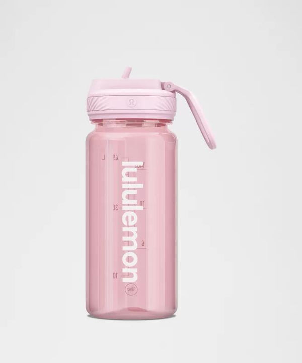 Back to Life Clear Bottle 18oz Straw Lid