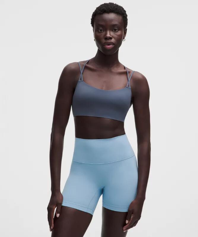 FlexyFlex Double-Strap Yoga Bra Light Support, A-C Cups