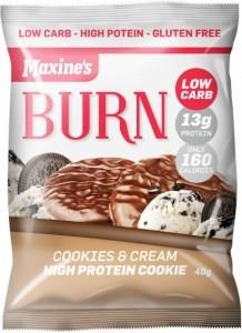 Maxine's Burn Cookie Cookies & Cream G/F 12x40g