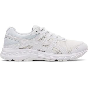 Asics Contend 6 GS - Kids Running Shoes - Triple White