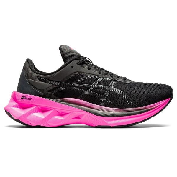 Asics NovaBlast - Womens Running Shoes - Black/Pink Glo