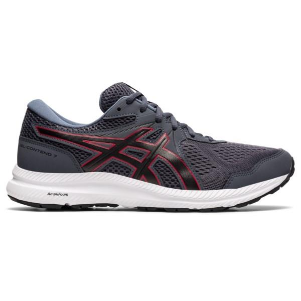 Asics Gel Contend 7 - Mens Running Shoes - Carrier Grey/Classic Red