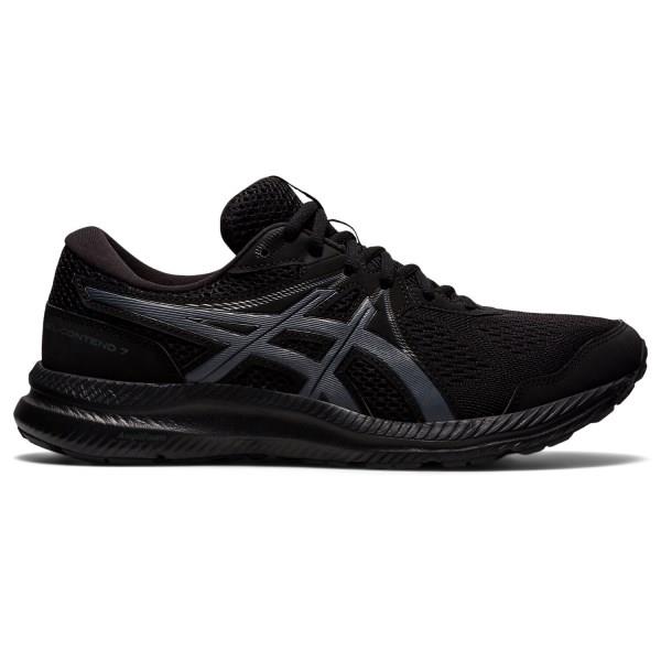 Asics Gel Contend 7 - Mens Running Shoes - Triple Black/Carrier Grey
