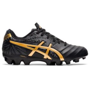 Asics Lethal Tigreor IT 2 GS - Kids Football Boots - Black/Pure Gold