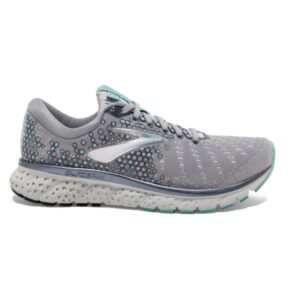 Brooks Glycerin 17 - Womens Running Shoes - Grey/Aqua/Ebony