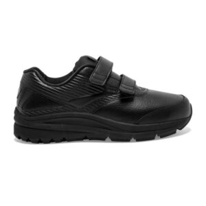 Brooks Addiction Walker 2 Leather Velcro - Womens Walking Shoes - Black