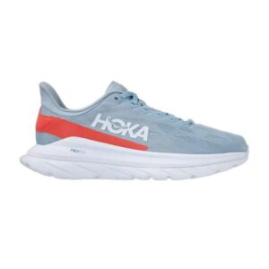 Hoka One One Mach 4 - Womens Running Shoes - Blue Fog/Hot Coral
