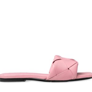 ITNO Womens Quilt Sandal Baby Pink Leather