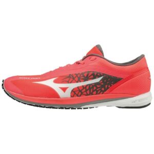 Mizuno Wave Duel - Womens Running Shoes - Fiery Coral/Silver