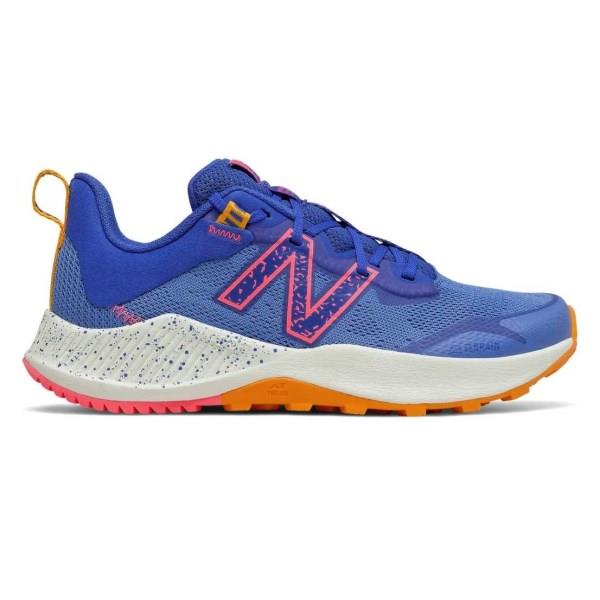 New Balance Nitrel v4 - Kids Trail Running Shoes - Faded Cobalt/Guava/Orange
