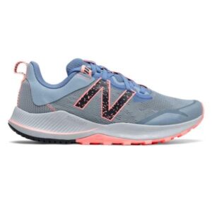 New Balance Nitrel v4 - Womens Trail Running Shoes - Grey/Blue/Pink