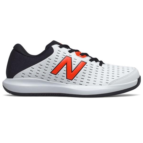New Balance 696v4 - Mens Tennis Shoes - White/Orange/Black