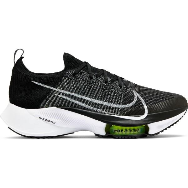 Nike Air Zoom Tempo Next% - Mens Running Shoes - Black/White/Volt