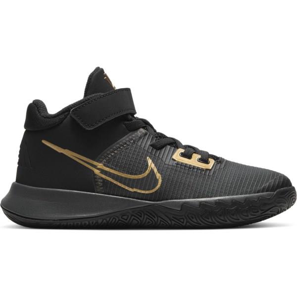 Nike Kyrie Flytrap IV PS - Kids Basketball Shoes - Black/Metallic Gold/Anthracite