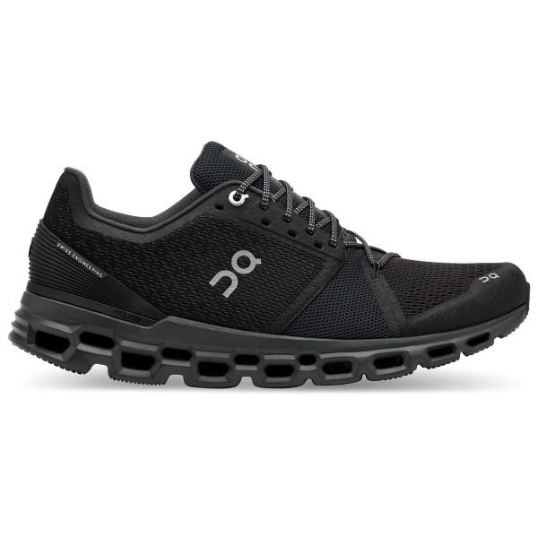 On Cloudstratus - Womens Running Shoes - Black/Shadow