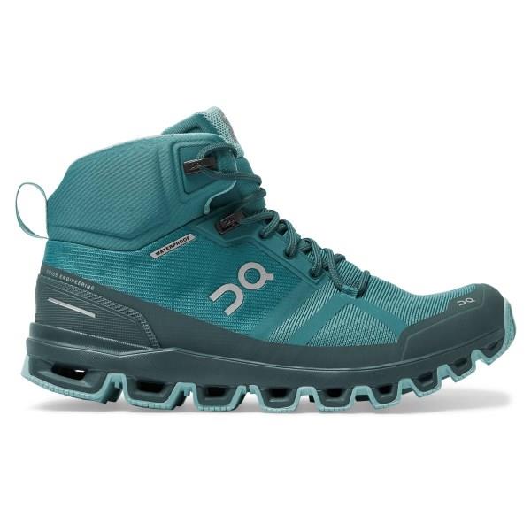 On Cloudrock Waterproof - Womens Hiking Shoes - Storm/Wash