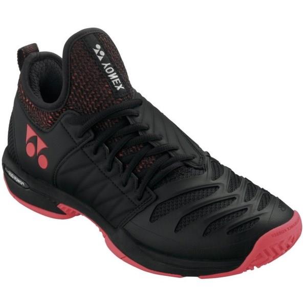 Yonex Fusion Rev 3 Mens Tennis Shoes - Black/Red