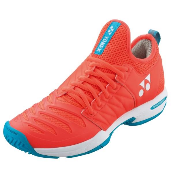 Yonex Fusion Rev 3 Womens Tennis Shoes - Coral Orange