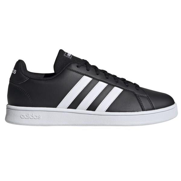 Adidas Grand Court Base - Mens Sneakers - Core Black/White