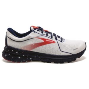 Brooks Adrenaline GTS 21 - Womens Running Shoes - White/Blue/Red