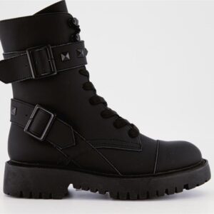 ITNO ITNO Womens Trooper Boot Black Leather