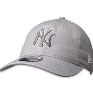 New Era New Era 9Twenty NY Yankees Cap Wash Canvas Grey