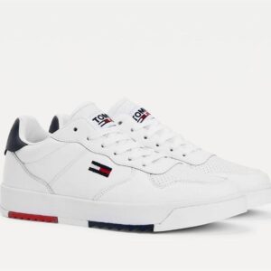 Tommy Hilfiger Tommy Hilfiger Mens Cleated Cupsole Sneaker White