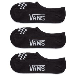 Vans Vans Womens Classic Canoodle Sock 1-6 3PK Black Black & White