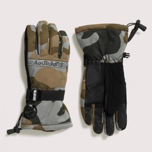 Superdry Snow Ultimate Snow Rescue Glove. Rock Camo