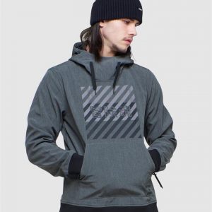 Superdry Snow Snow Tech Hood Charcoal Marle
