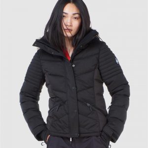 Superdry Snow Snow Luxe Puffer Black