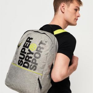Superdry Sport Sport Backpack Light Grey Marle