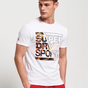 Superdry Sport Core Graphic Tee White