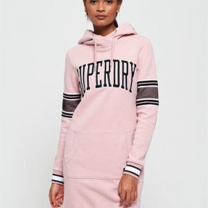 Superdry Beccy Sweat Dress Dusty Pink