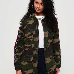 Superdry Lilith Oversized Rookie Shcket Camo