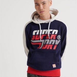 Superdry Downhill Racer Panel Hood Rich Navy