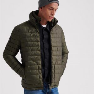 Superdry Double Zip Fuji Army Green