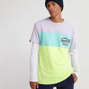 Superdry Ticket Type Box Fit Tee Soft Lilac