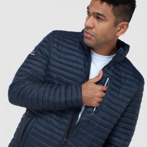 Superdry Packaway Non Hooded Fuji Eclipse Navy