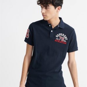 Superdry Classic Superstate S/S Polo Eclipse Navy